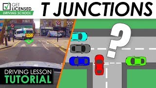 Basic T Junctions  Driving Tutorial  Updated 2024 [upl. by Irianat627]