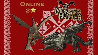 MH1 Online  Cephadrome amp Rathian  2★ [upl. by Ragouzis]