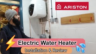 Electric Water Heater Installation  Ariston Andris Lux [upl. by Quincy]