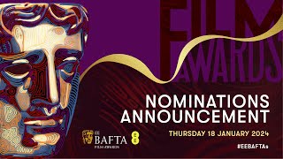 EE BAFTA Film Awards 2024  Nominations Announcement [upl. by Adnahsal34]