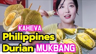 KAHEVA Philippines Durian Mukbang [upl. by Micaela]