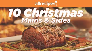 10 Easy Christmas Dinner and Side Dish Recipes  Allrecipes [upl. by Yatnuahc551]