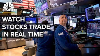 Watch stocks trade in real time after Dows third worstday ever– 3172020 [upl. by Ayita]