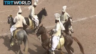 Pakistan Tent Pegging Records broken at Pakistan cavalry competition [upl. by Silliw]