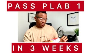 HOW TO PASS PLAB 1 EXAM IN 3 WEEKS  Indepth Explanation [upl. by Artenal]