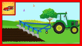 Desene Animate pentru Copii Tractorul la Ferma [upl. by Dara]