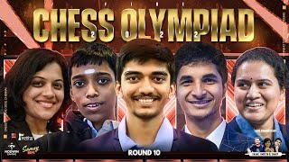 FIDE Chess Olympiad 2022 Day 10  Gukesh vs Nodirbek [upl. by Linea]