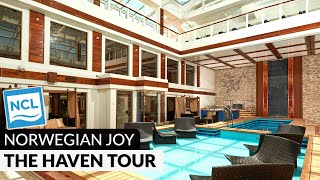 Norwegian Joy  The HAVEN Private Spaces  Full Walkthrough Tour amp Review  4K [upl. by Annelise]