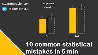 Ten Statistical Mistakes in 5 Min [upl. by Courtund769]