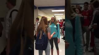 OP Fight Chole Vs Amanda two white girls argue girls fight 2018 [upl. by Kung953]