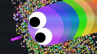 Slitherio SMALL vs BIG Snakes AI 1400000 Score World Record Epic Slitherio Gameplay [upl. by Yesrod353]