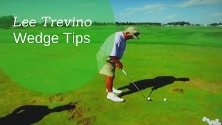 Lee Trevino GREATEST Wedge Play Tips [upl. by Renny]