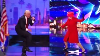 President Donald Trump vs Queen Elizabeth EPIC Dance Off  Who Wins [upl. by Aicyle723]