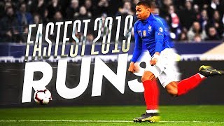 50 Fastest Sprint Speeds amp Runs in Football 2019 ᴴᴰ [upl. by Anas369]