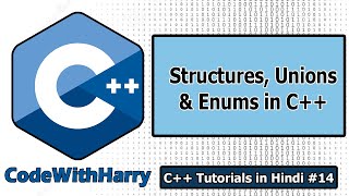 Structures Unions amp Enums in C  C Tutorials for Beginners 14 [upl. by Hemetaf]