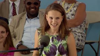 Natalie Portman Harvard Commencement Speech  Harvard Commencement 2015 [upl. by Hamimej689]