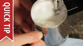 How to AutoFroth Milk for Lattes [upl. by Joanna]