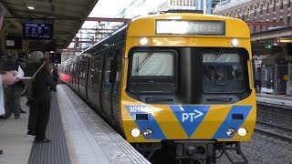 A Sunday morning at Flinders Street Station  Metro Trains Melbourne [upl. by Hemphill]