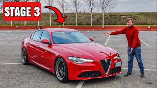 Alfa Romeo Giulia STAGE 3 TUNE better than the Veloce [upl. by Nageek]