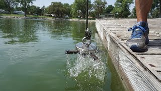 MAGNET FISHING WITH EXTREMELY STRONG MAGNETS [upl. by Stig357]