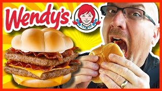 Wendys BACONATOR® Review and Drive Thru Test LOTS OF BACON [upl. by Nerahs512]