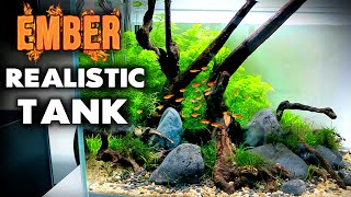 Aquascape Tutorial Realistic Ember Tetra Aquarium How To Full Step By Step Guide Planted Tank [upl. by Ecnarwal619]