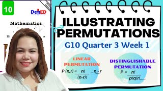 ILLUSTRATING PERMUTATIONS  MATH 10 Q3 [upl. by Francesca]