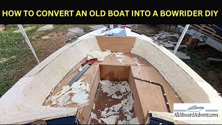 Boat conversion into Bowrider [upl. by Marl37]