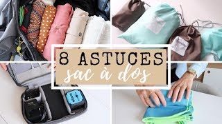 8 astuces pour préparer son sac à dos  Je menvole à [upl. by Nahte]