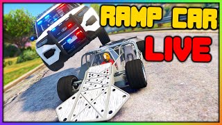 GTA 5 RP LIVE  RAMP CAR vs COPS and HITMAN [upl. by Neelsaj]