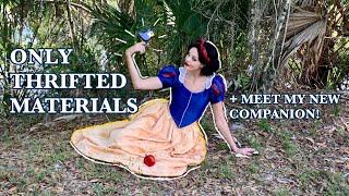 DIY Snow White Costume from Thrifted Materials Ft Love in a time of Quarantine [upl. by Eiser]