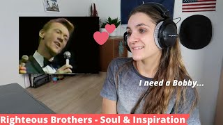 My first time listening to Righteous Brothers  Soul and Inspiration 💕 [upl. by Rinee639]