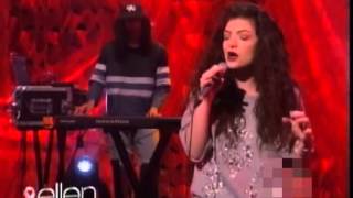 Lorde  Royals Live on Ellen [upl. by Ayahc]