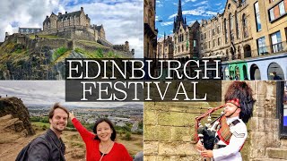 The BEST time to visit EDINBURGH  3 Days of Comedy Arts and Music [upl. by Einnej]