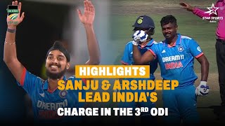 Sanju Samsons 100 amp Arshdeep Singhs 4fer Help India Win ODI Series  SA vs IND 3rd ODI Highlights [upl. by Kari]