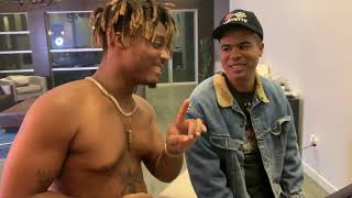 Juice WRLD freestyle w ILOVEMAKONNEN [upl. by Kosey497]