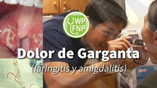 El dolor de garganta faringitis y amigdalitis [upl. by Nahtiek]