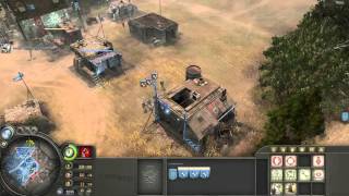 Company of Heroes  Axis Wehrmacht Defensive Doctrine Gameplay VS Expert AI [upl. by Marena]