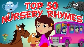 Top 50 Hit Songs  Collection Of Animated Nursery Rhymes For Kids [upl. by Yort]