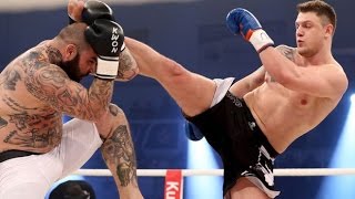 Michael Smolik vs David Trallero  KickBoxen WM Titel Kampf [upl. by Oralee]