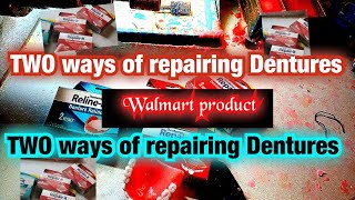 DENTURE Repairs Easy and affordable [upl. by Yoj]