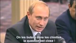 Vladimir Poutine  «Il faut les buter jusque dans les chiottes» septembre 1999 [upl. by Nileuqcaj85]