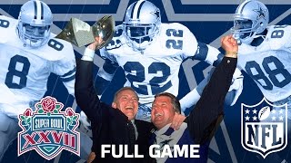 Super Bowl XXVII quotThe Start of a Dynastyquot  Dallas Cowboys vs Buffalo Bills  NFL Full Game [upl. by Epps521]