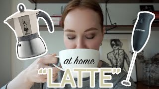 HOW TO MAKE A quotLATTEquot AT HOME moka pot  frother [upl. by Eruza]