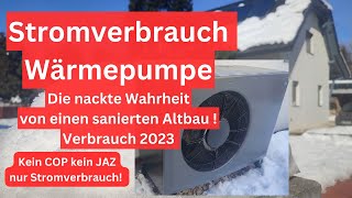 Stromverbrauch Wärmepumpe 2023 [upl. by Eelatsyrc]