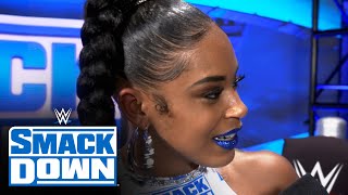 Bianca Belair shows off her custommade gear SmackDown Exclusive Oct 23 2020 [upl. by Iahk902]