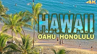 HAWAII OAHU  HONOLULU 4K [upl. by Beaudoin]