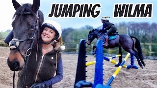 JUMPING WILMA  Basically UnSchooling Megs Horse [upl. by Plante598]