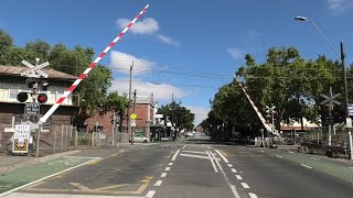 Level Crossing Kensington VIC Australia [upl. by Hocker641]