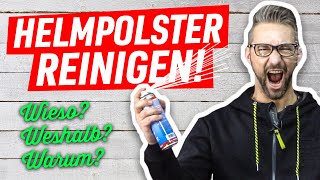 Helmpolster REINIGEN [upl. by Manvel]